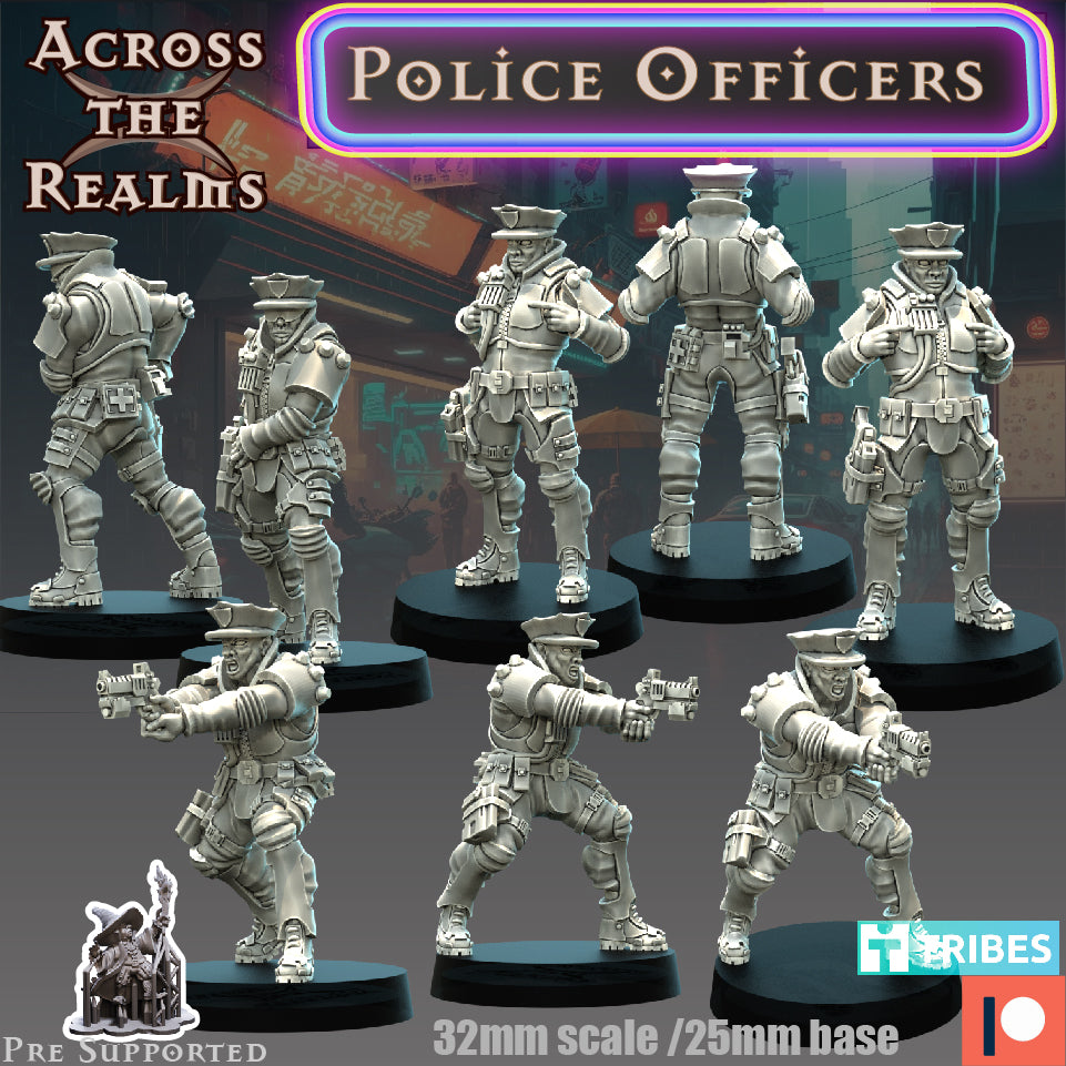 3x Police Officers - Across the Realms