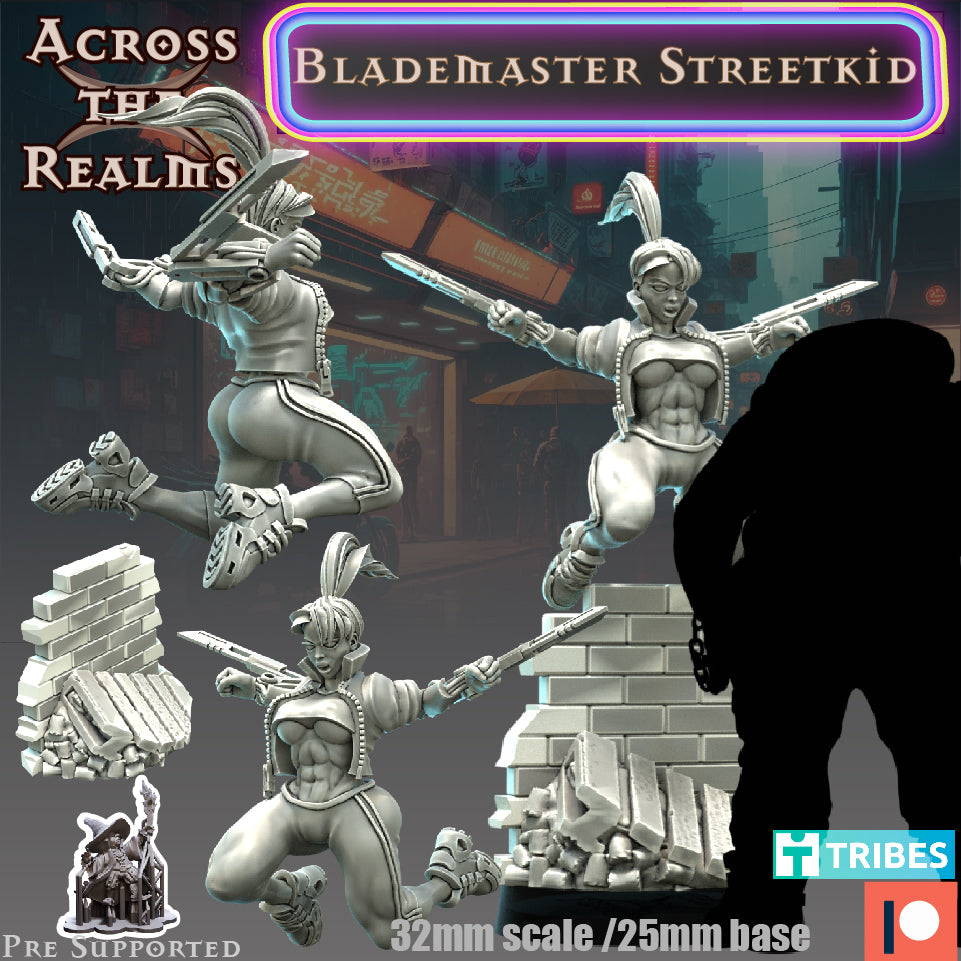 1x Blademaster Streetkid - Across the Realms