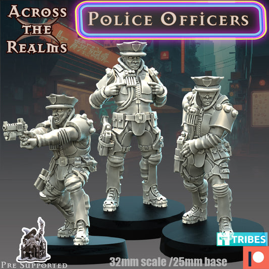 3x Police Officers - Across the Realms