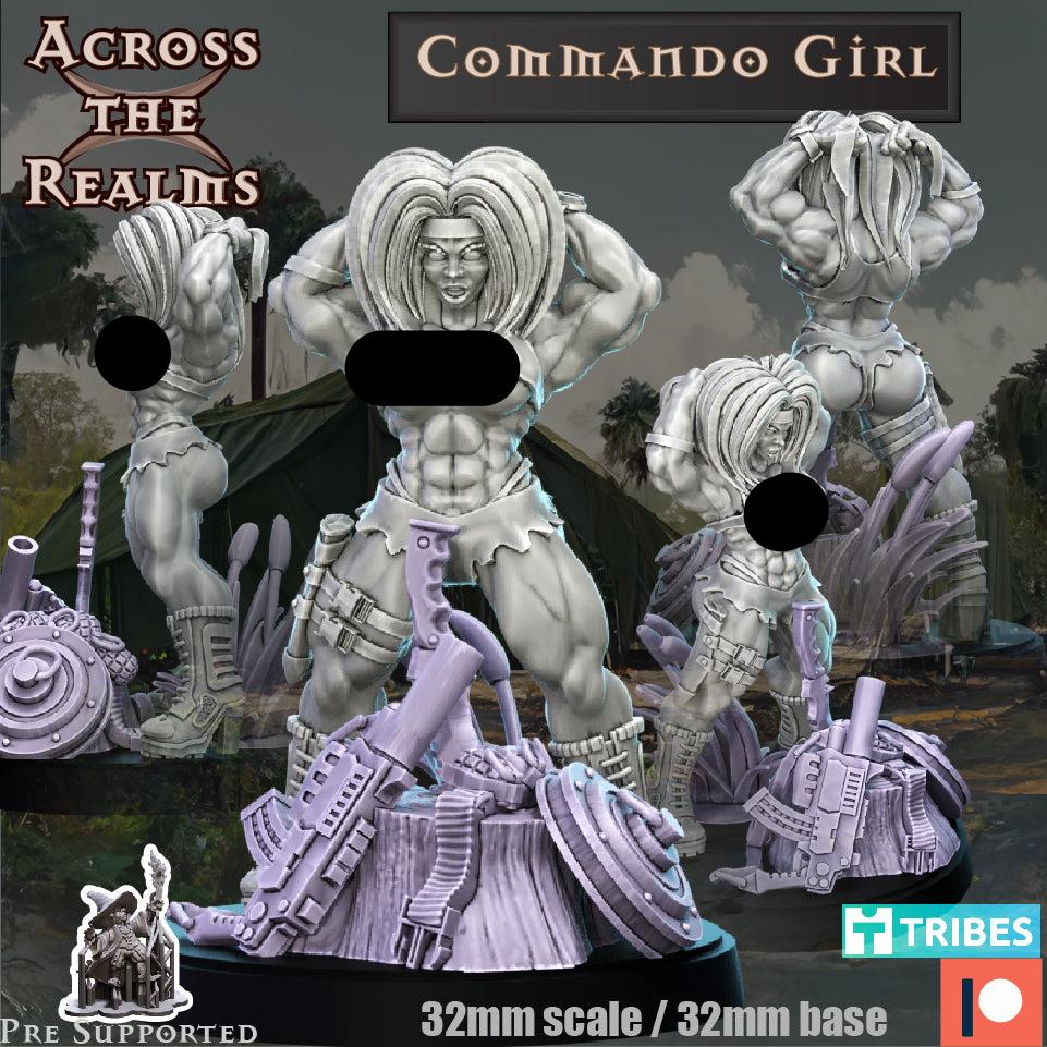 1x Commando Girl - Across the Realms