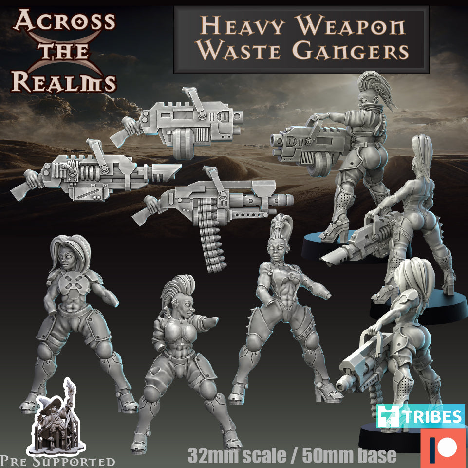 3x Heavy Weapon Waste Gangers - Across the Realms