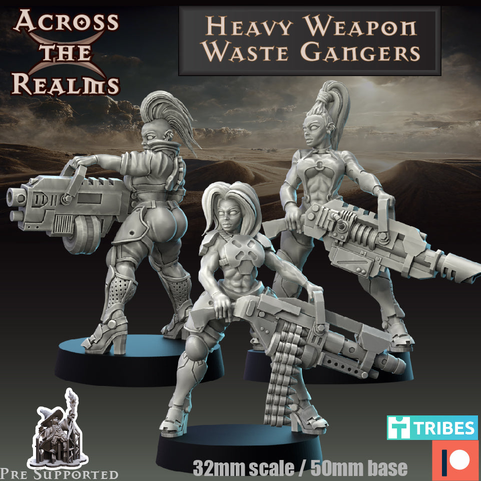 3x Heavy Weapon Waste Gangers - Across the Realms