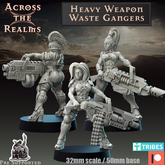 3x Heavy Weapon Waste Gangers - Across the Realms