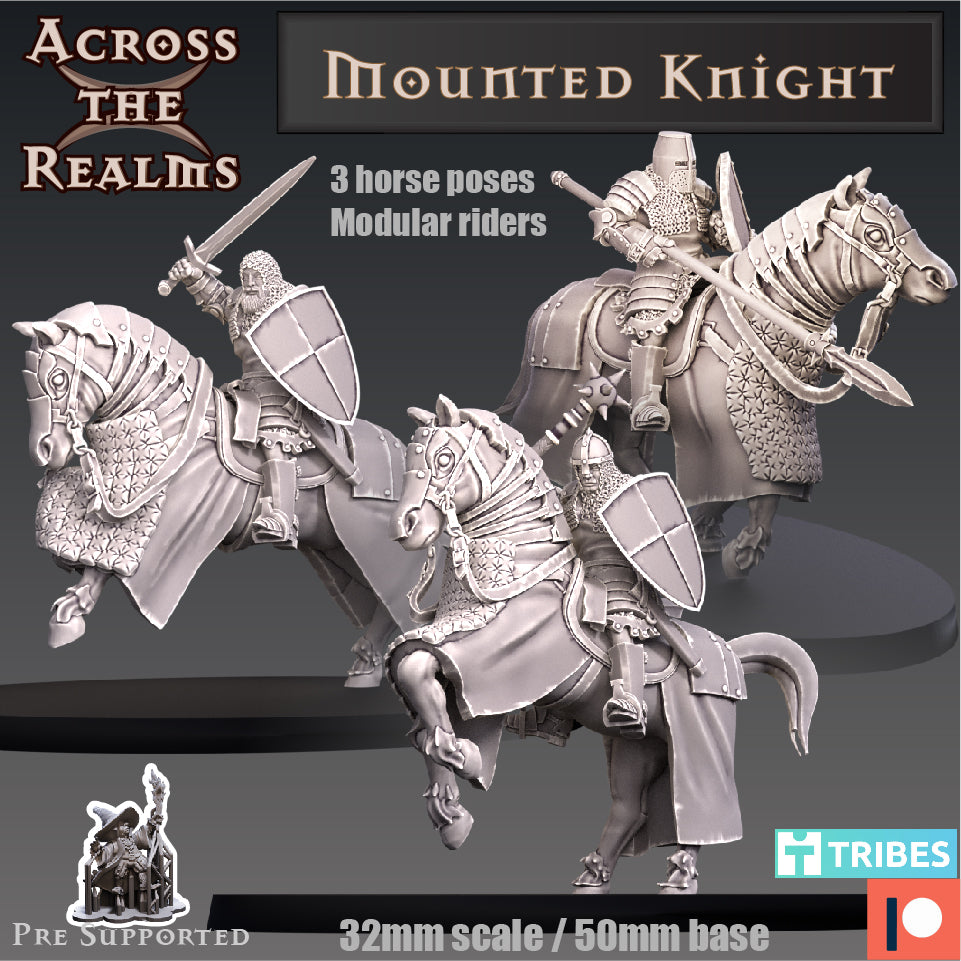 3x Mounted Knight - Across the Realms