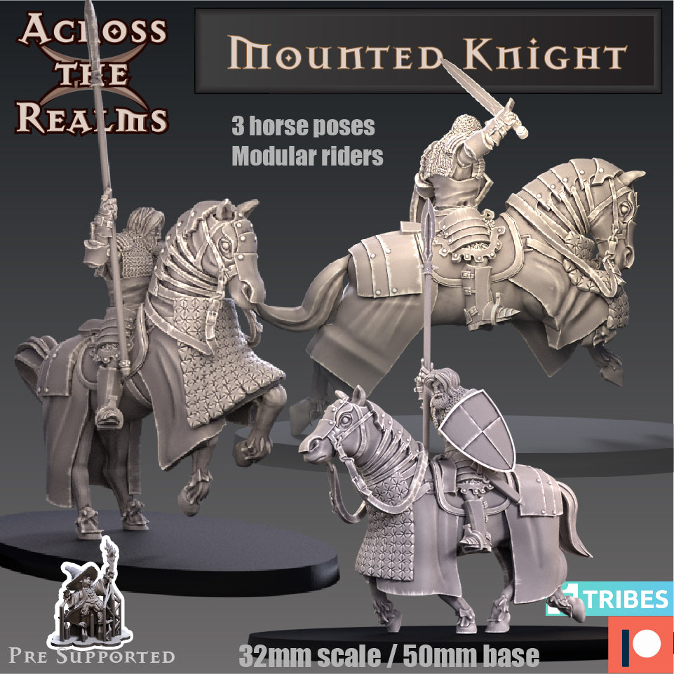 3x Mounted Knight - Across the Realms