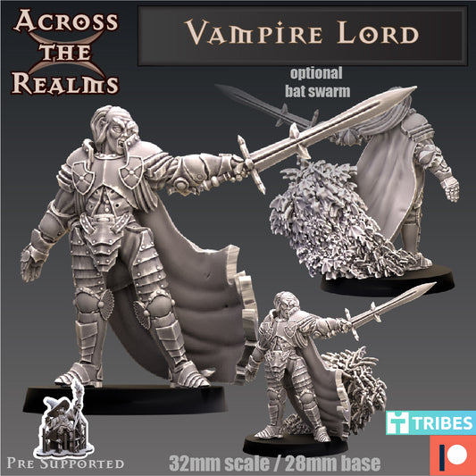 1x Vampire Lord with Bat Swarm - Across the Realms