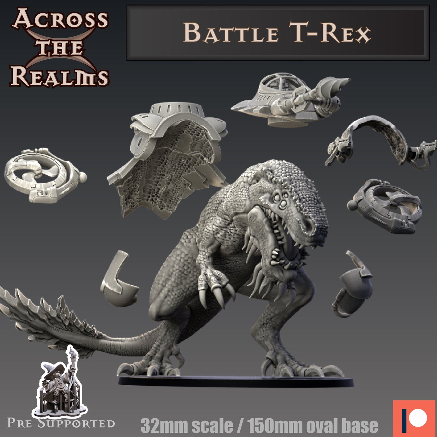 Battle T Rex - Across the Realms