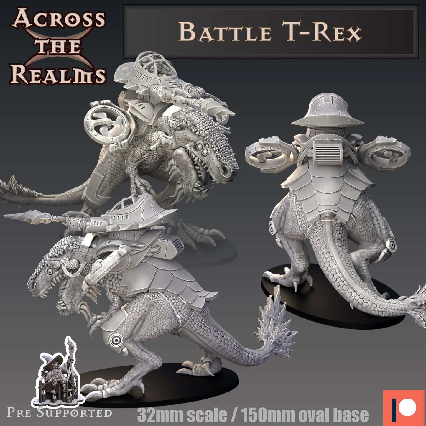 Battle T Rex - Across the Realms