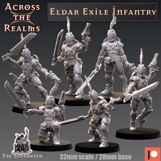 Eldar Exile Infantry - Across the Realms