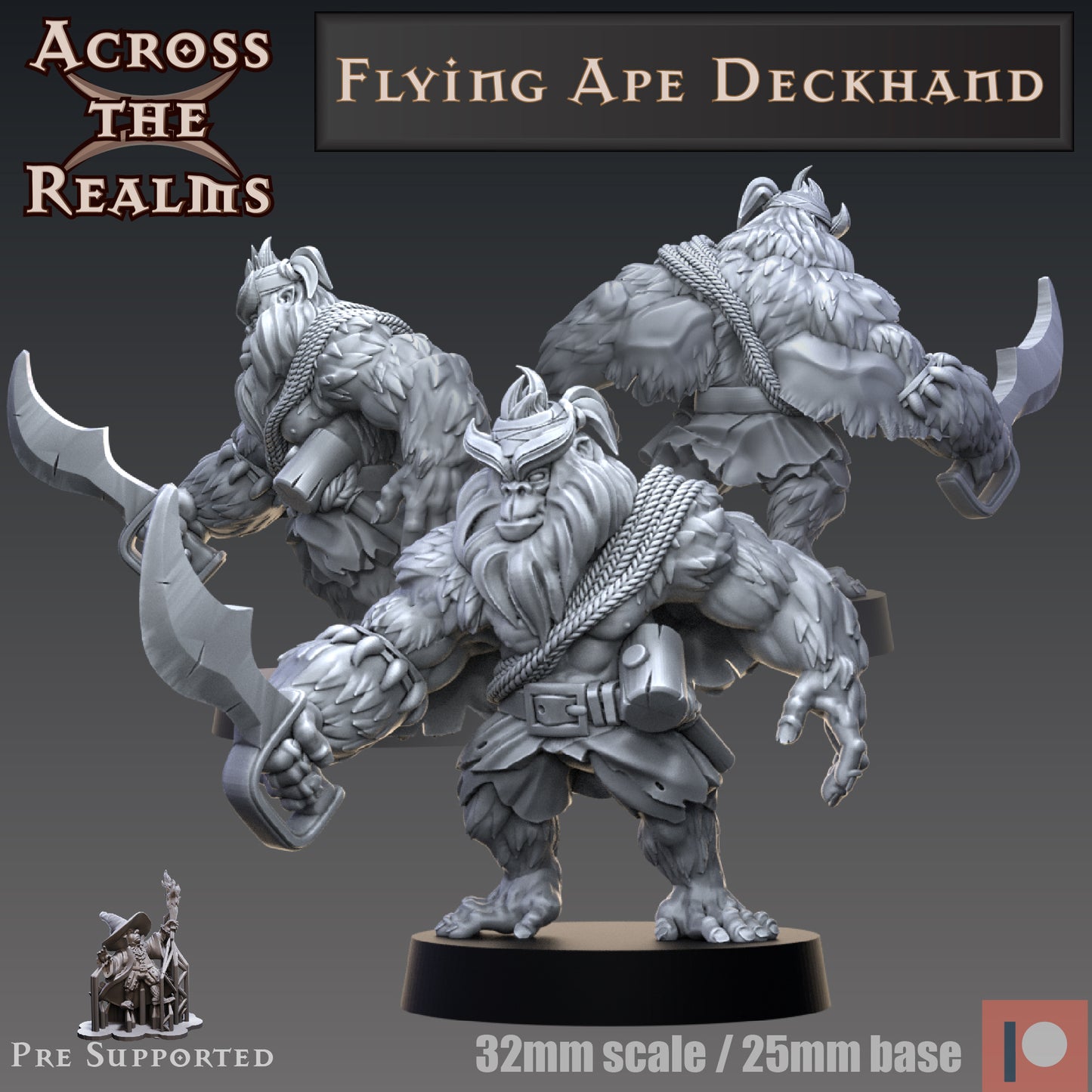 1x Flying Ape Deckhand - Across the Realms