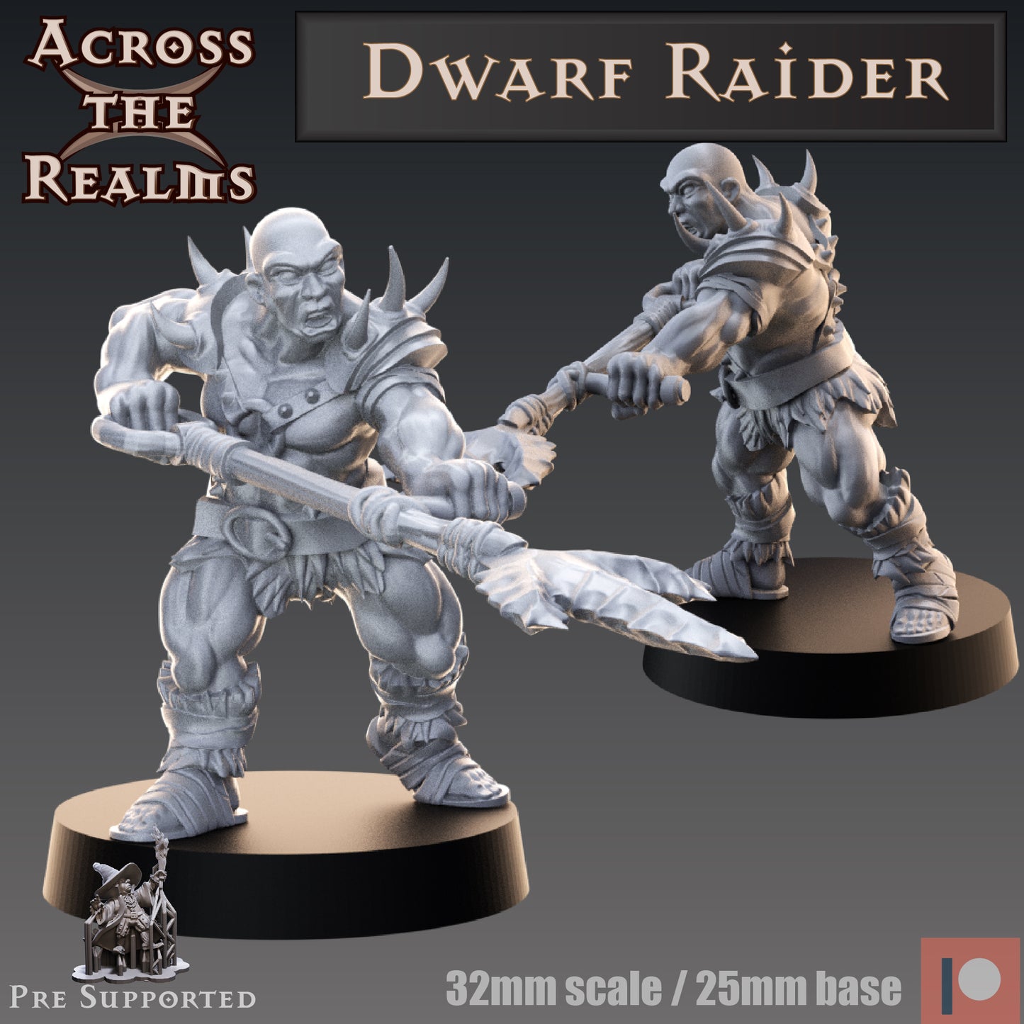 1x Dwarf Raider - Across the Realms