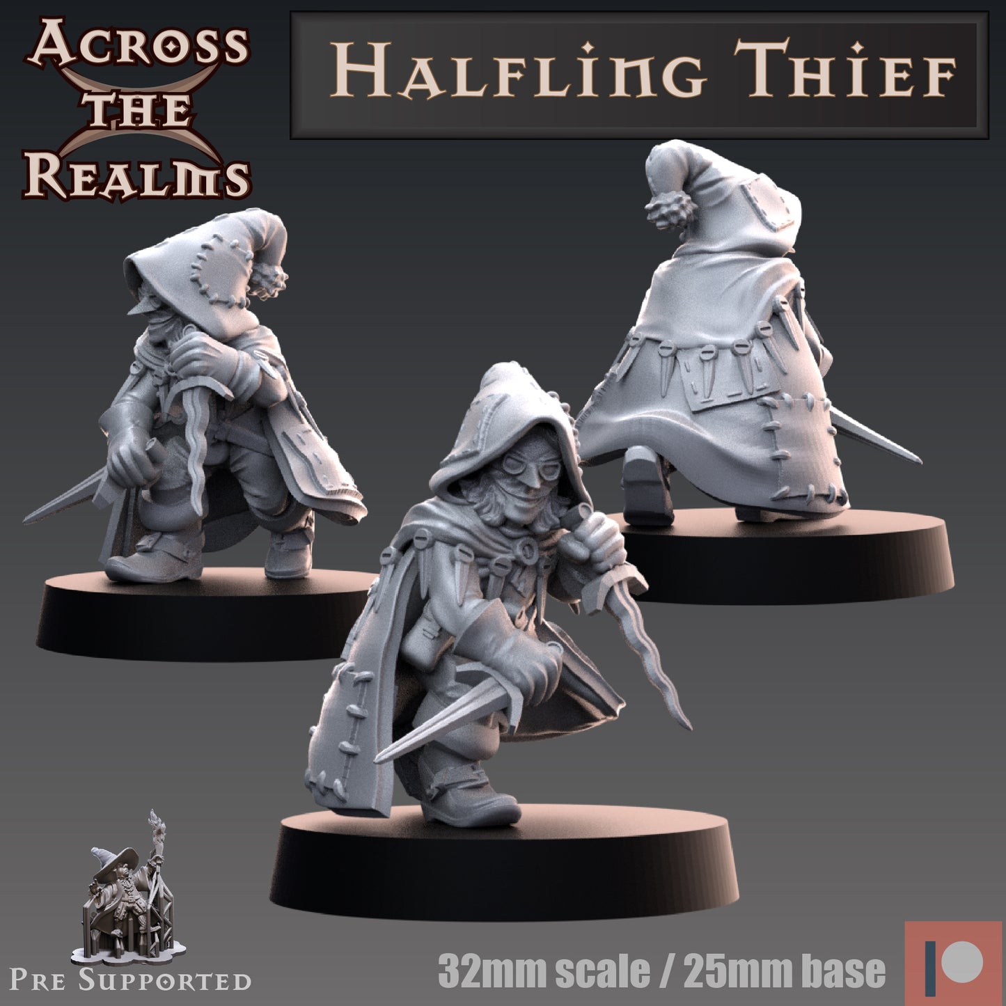 1x Halfling Thief - Across the Realms