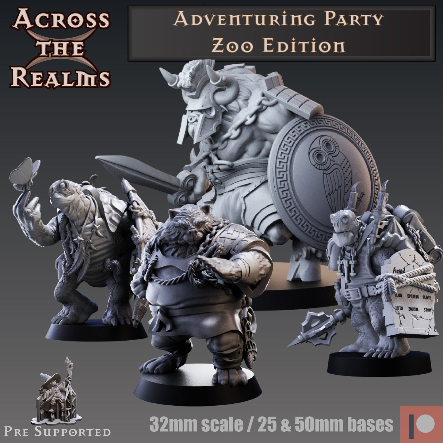 Adventuring Party - Zoo edition - Across the Realms