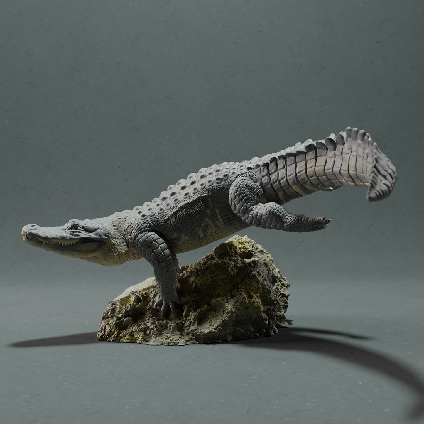 American Alligator - Swim - Animal Den Miniatures