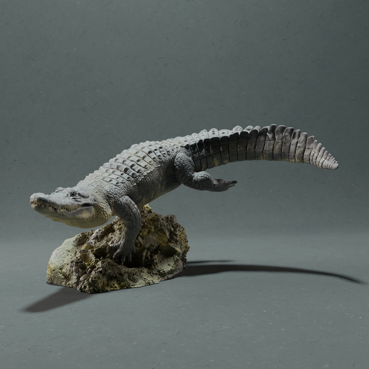 American Alligator - Swim - Animal Den Miniatures