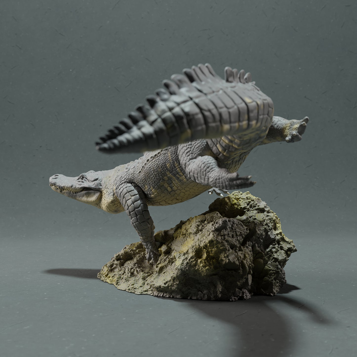 American Alligator - Swim - Animal Den Miniatures