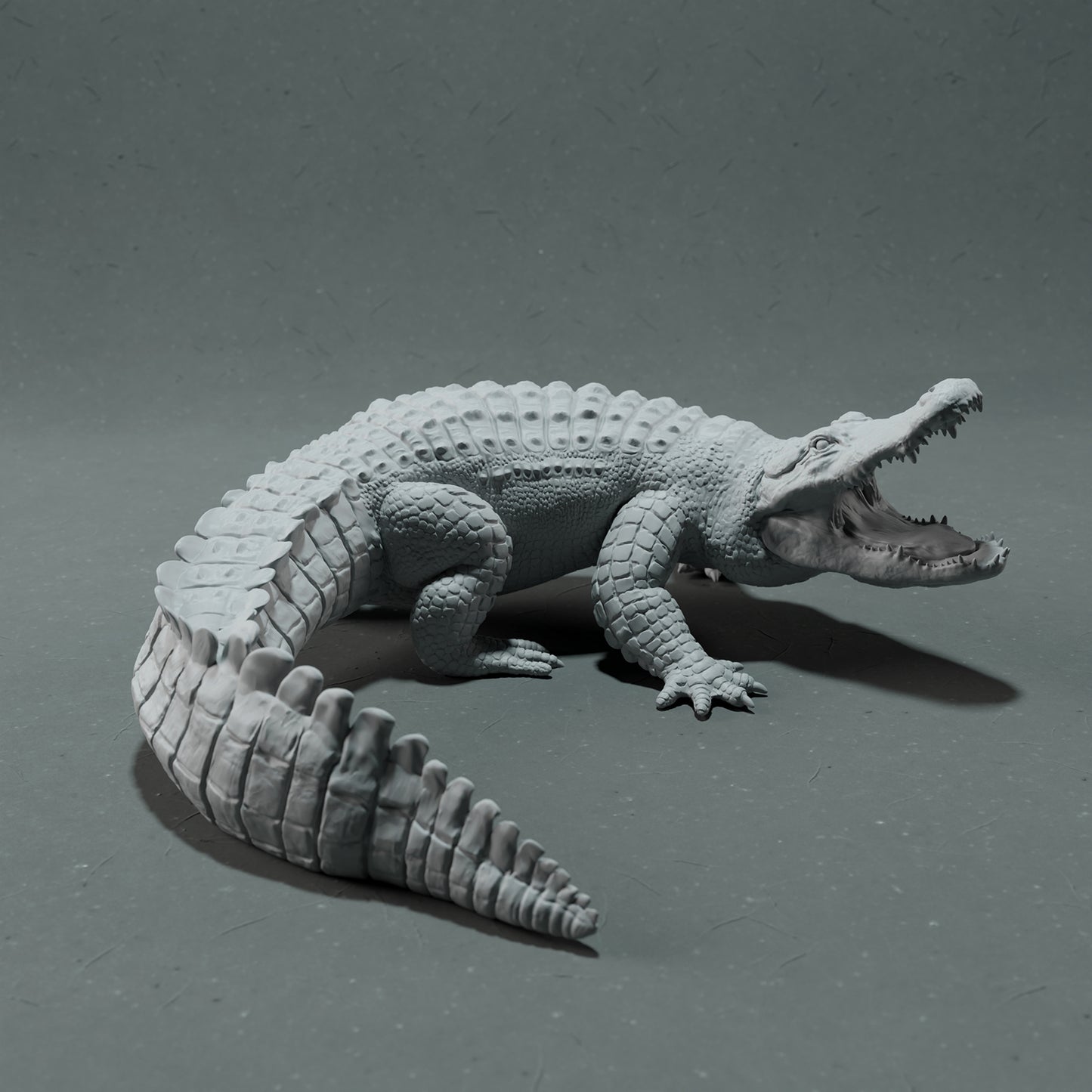 American Alligator - Attack - Animal Den Miniatures