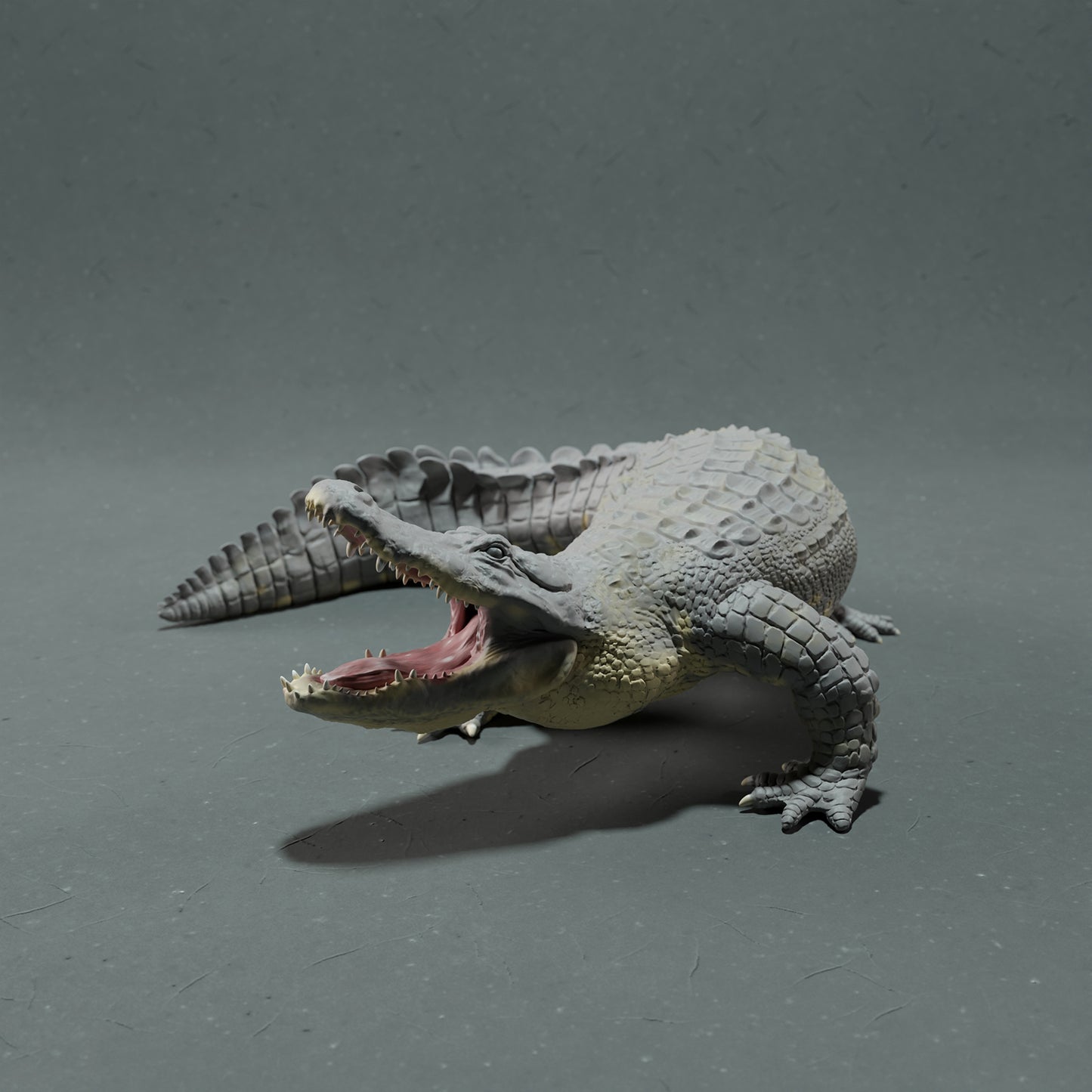 American Alligator - Attack - Animal Den Miniatures