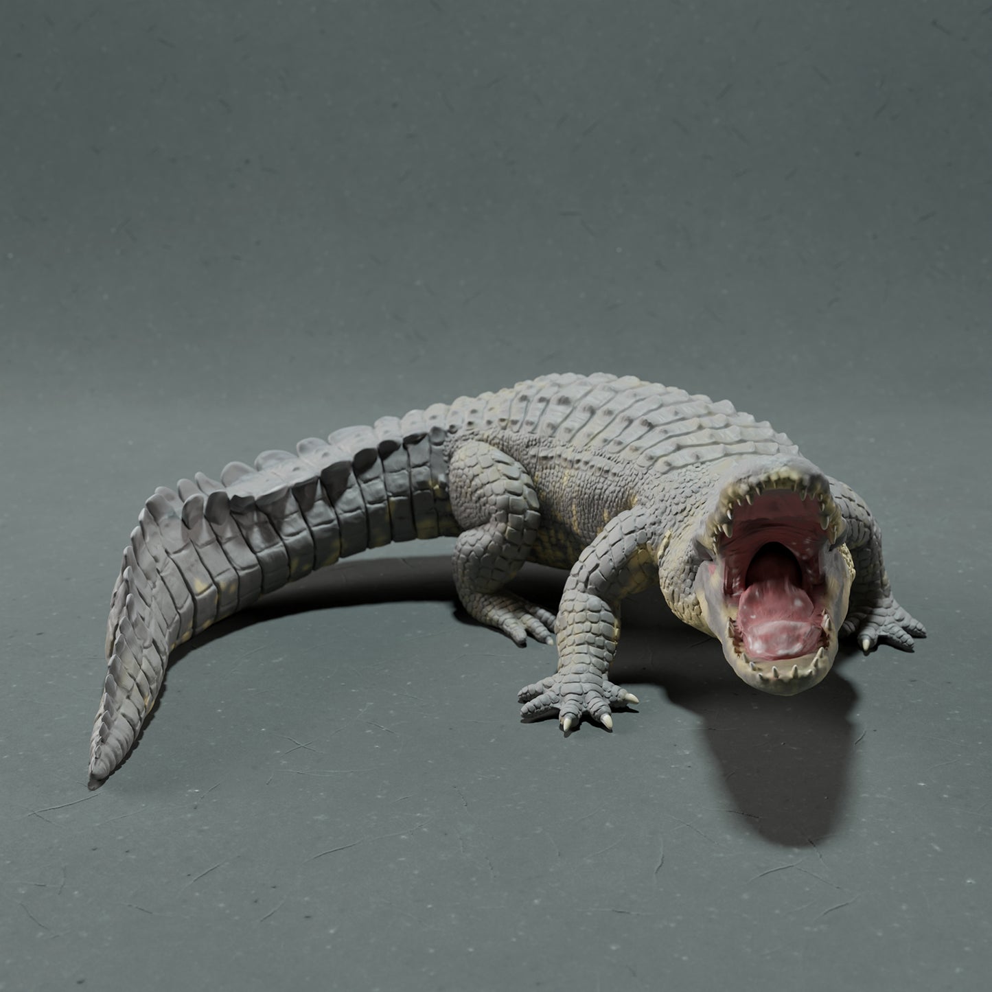 American Alligator - Attack - Animal Den Miniatures