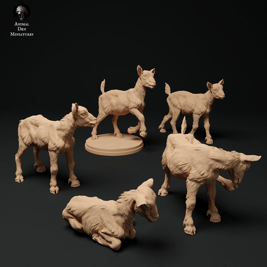 Alpine Goat Kids - Animal Den Miniatures