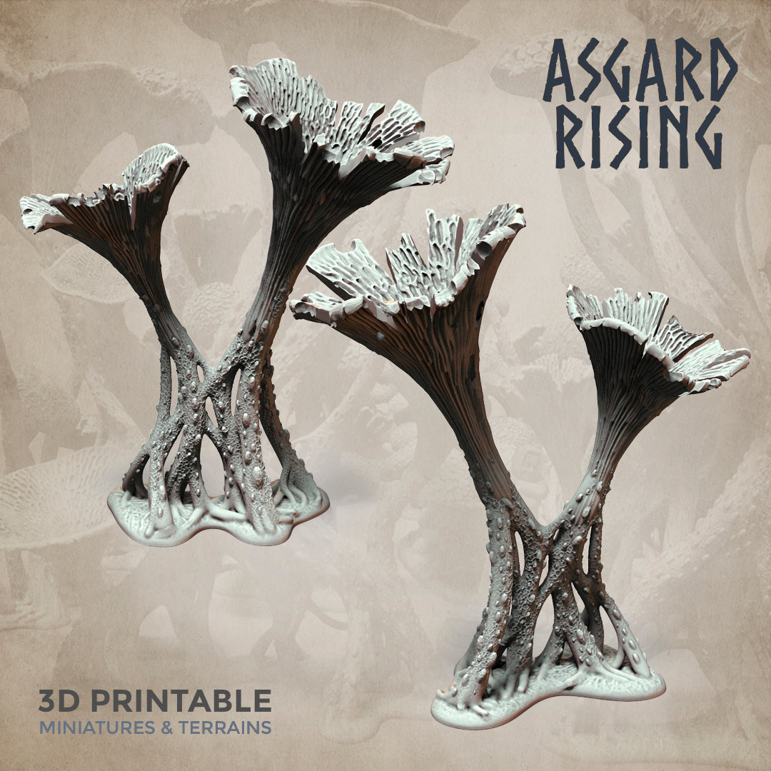 Craterellus Fungi Forest - Asgard Rising