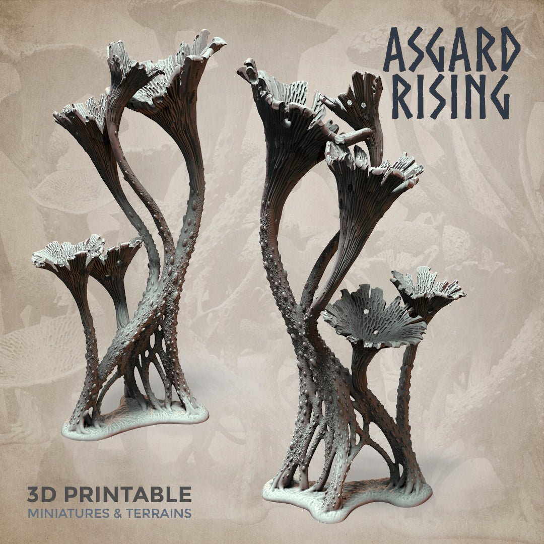 Craterellus Fungi Forest - Asgard Rising