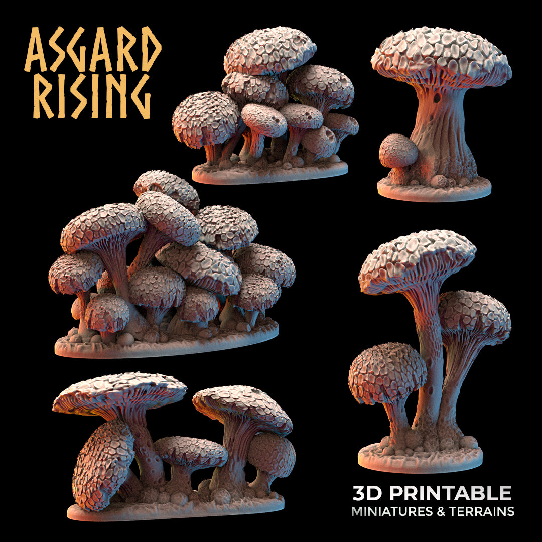 Amanita Fungi Forest - Asgard Rising