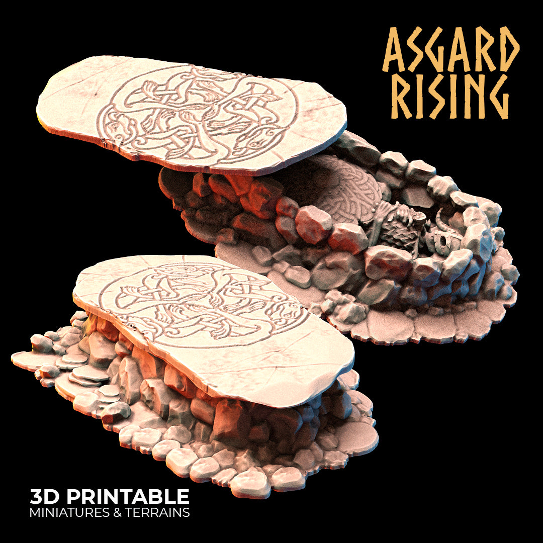 4 x Ancient Graves - Asgard Rising