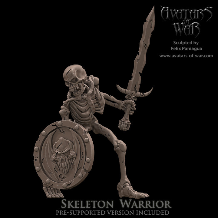 5x Skeleton Warriors - Avatars of War