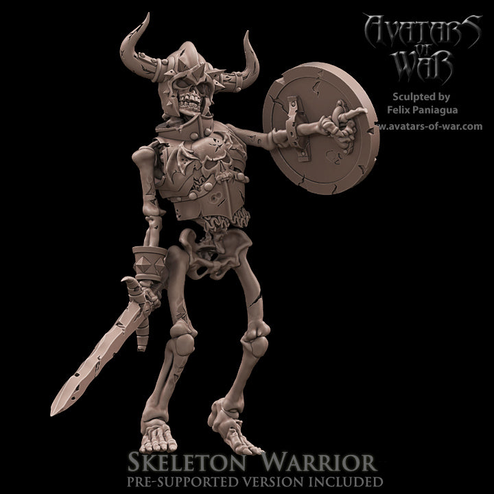 5x Skeleton Warriors - Avatars of War