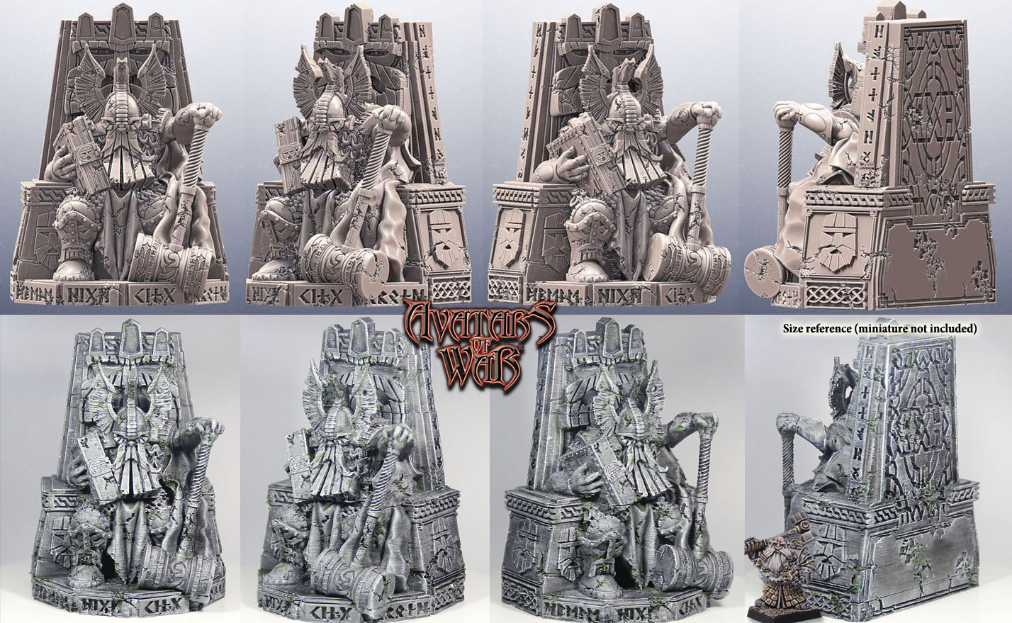 Dwarf King Statue - Avatars of War