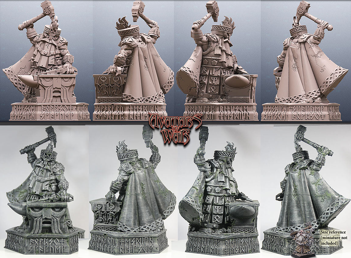 Dwarf Runesmith statue - Avatars of War