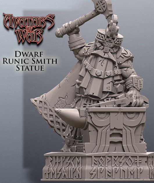 Dwarf Runesmith statue - Avatars of War