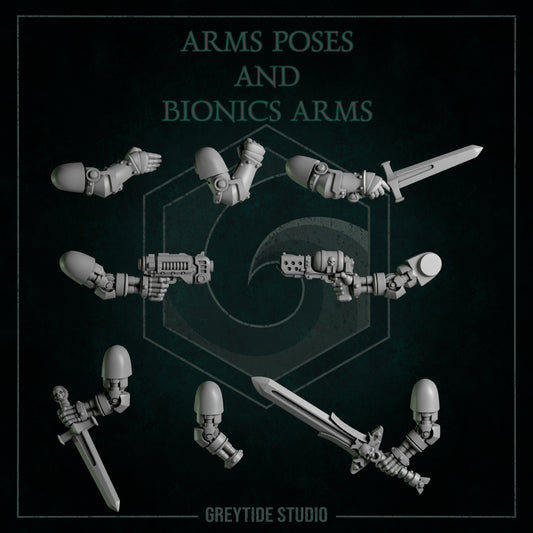 Armposen und bionische Arme – GreyTide Studio