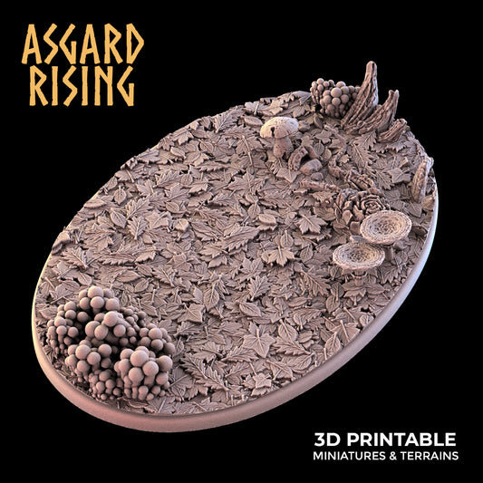 FOREST 1 x Oval Base 105x70mm - Asgard Rising