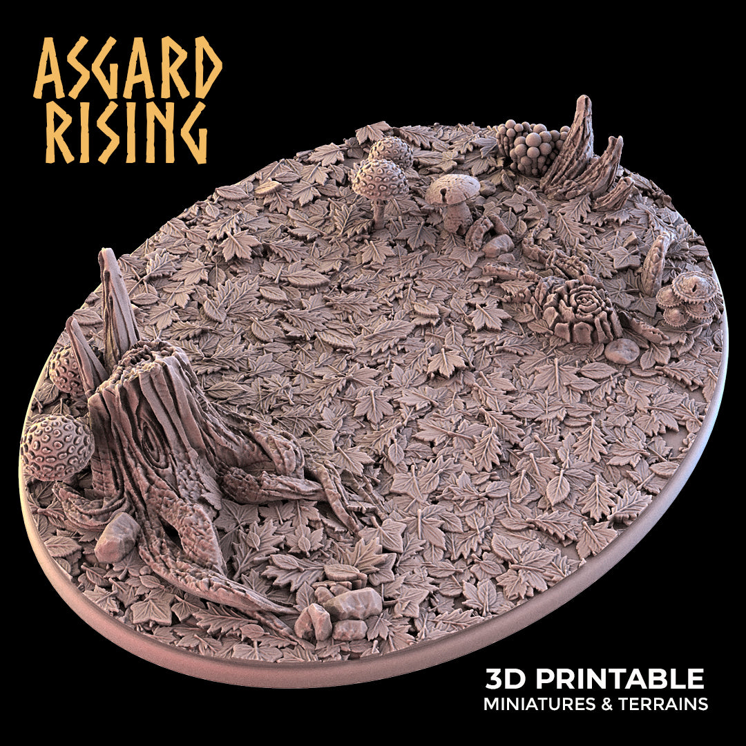 FOREST 1 x Oval Base 120x92mm - Asgard Rising