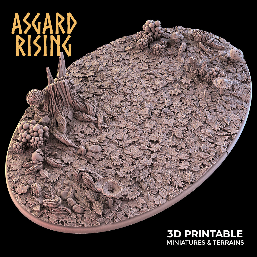 FOREST 1 x Oval Base 170x108mm - Asgard Rising