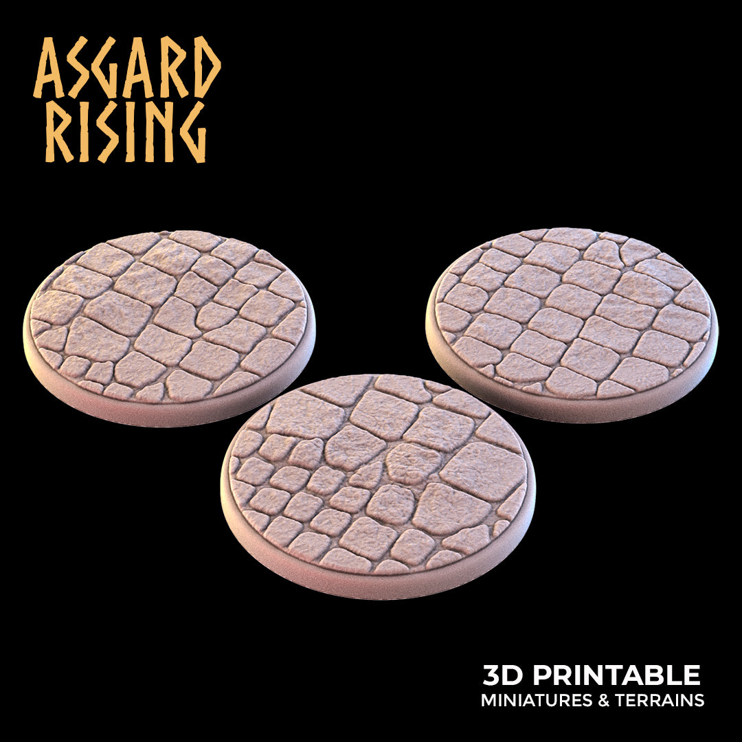 STONE ROAD THEME bases SET - Asgard Rising