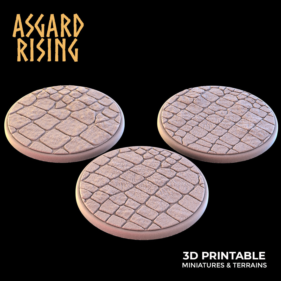 STONE ROAD THEME bases SET - Asgard Rising