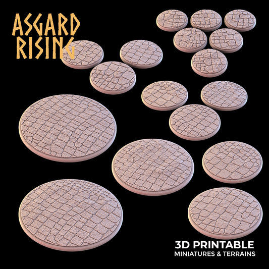 STONE ROAD THEME bases SET - Asgard Rising