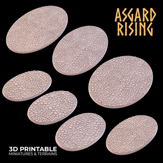 PAVEMENT  Oval Bases SET BIG - Asgard Rising