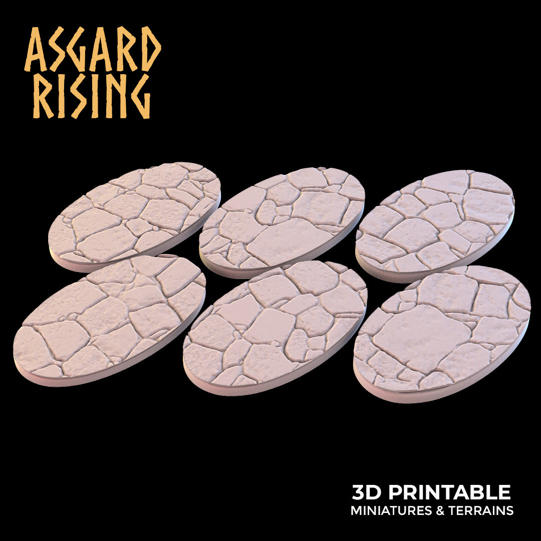 Stone Floor - Set of Oval Bases - Asgard Rising