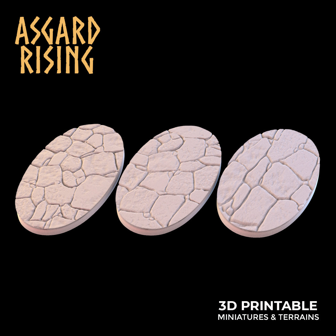 Stone Floor - Set of Oval Bases - Asgard Rising