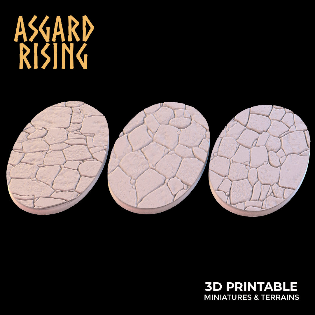 Stone Floor - Set of Oval Bases - Asgard Rising