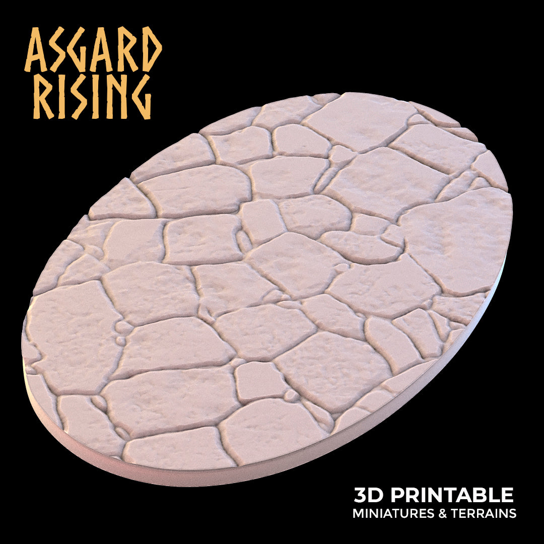 Stone Floor - Set of Oval Bases - Asgard Rising