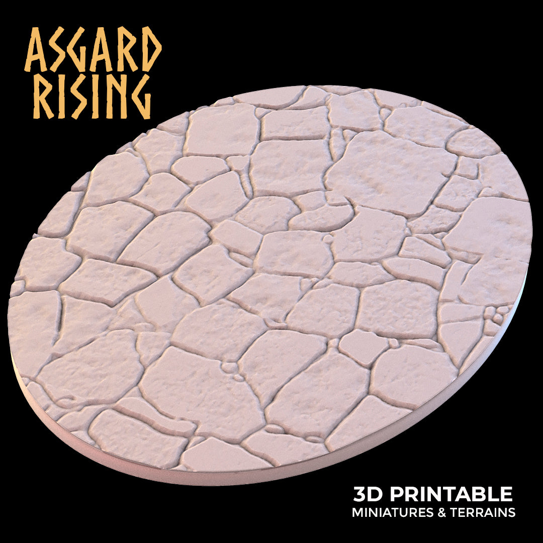 Stone Floor - Set of Oval Bases - Asgard Rising