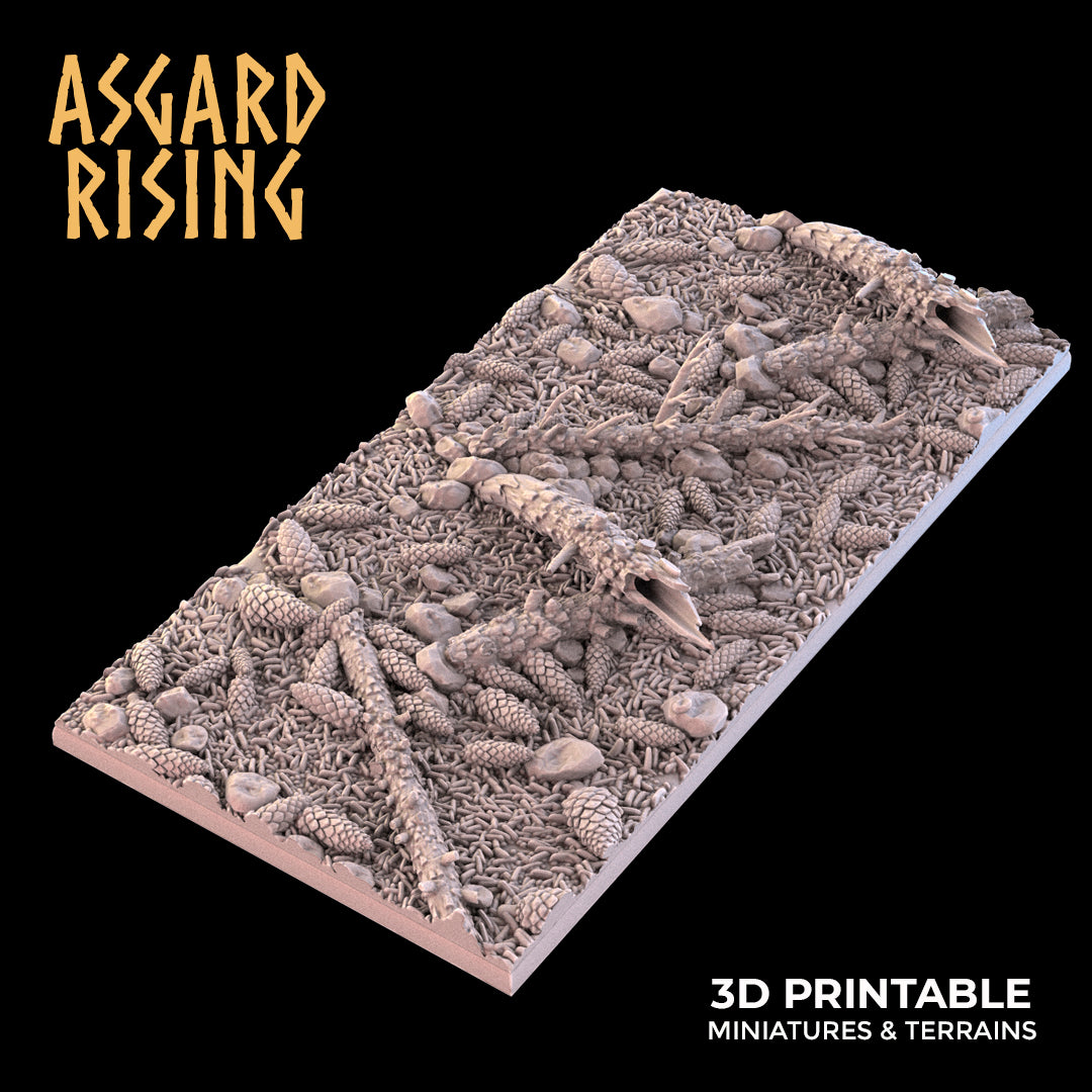 CONIFERS THEME Square and Rectangle bases - Asgard Rising