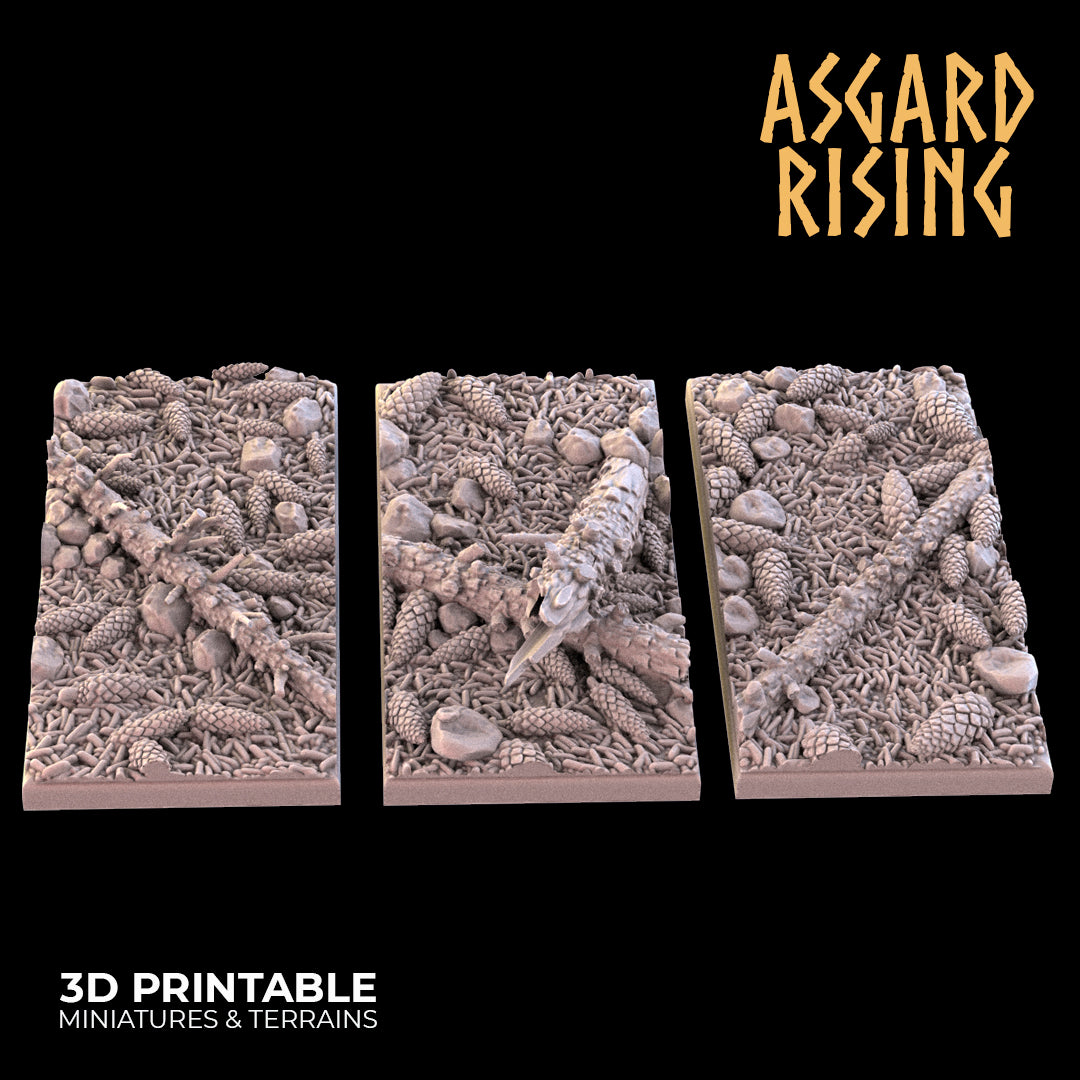 CONIFERS THEME Square and Rectangle bases - Asgard Rising