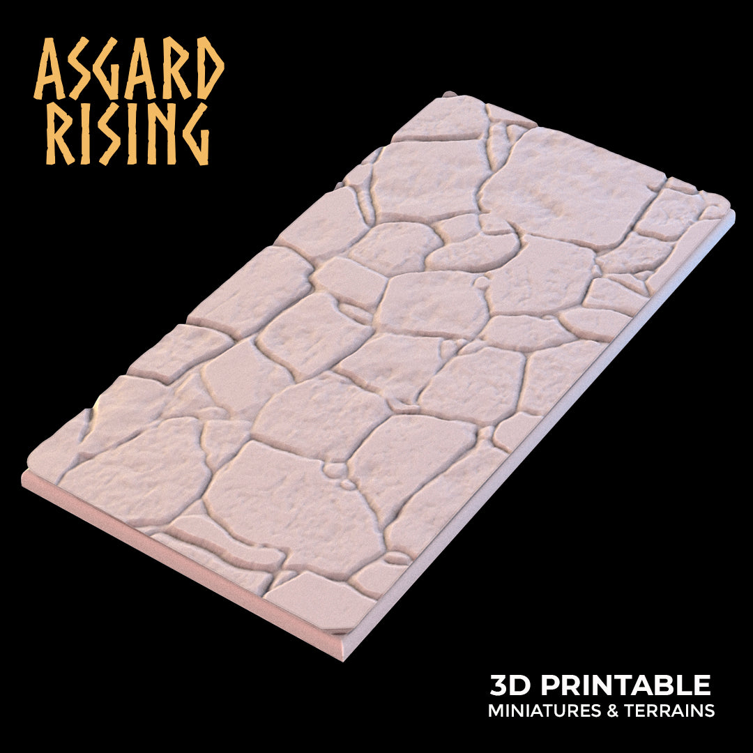 Stone Floor - Set of Square & Rectangle Bases - Asgard Rising