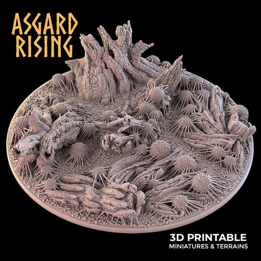 Infested Grounds - 1x 160mm Round Base - Asgard Rising